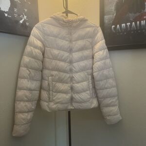 Madden NYC Womens Dusty Pink Lightweight Packable Puffer Jacket Size Small